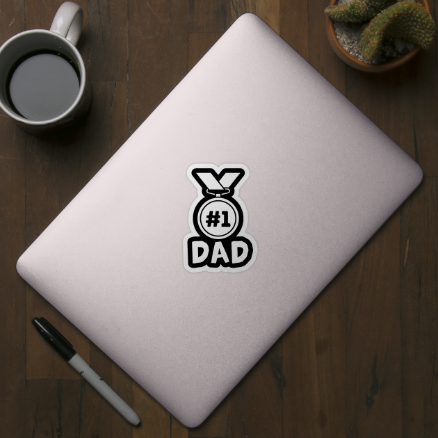 Father's Day #1 Dad Champion by JunThara